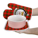 Clan Cameron Modern Tartan Crest Oven Mitt And Pot Holder (2 Oven Mitts + 1 Pot Holder) OK17 Clan Cameron Tartan Today